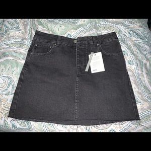 ASOS black denim skirt NWT
